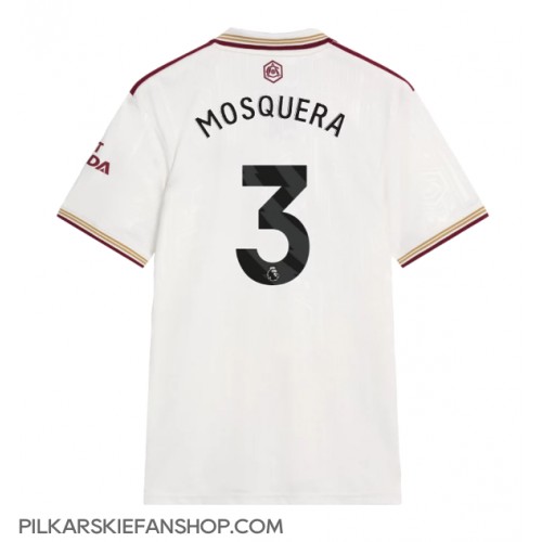 Koszulka piłkarska Arsenal Cristhian Mosquera #3 Strój Trzeci 2025-26 tanio Krótki Rękaw Koszulka piłkarska Arsenal Cristhian Mosquera #3 Strój Trzeci 2025-26 tanio Krótki Rękaw